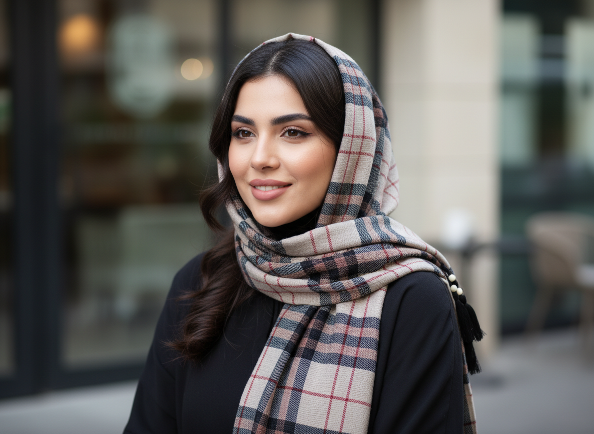 شال طرح دار